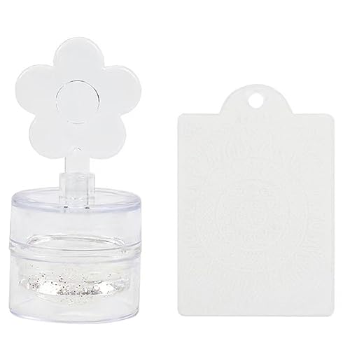 Transparente Nägel Kunststempelplatten Französisch Maniküre Platte Stempel Politur Schablone Schablone Dichtung Stamper Accessoire Nail Art Kit Design Manicure Tool von Tmboryuu