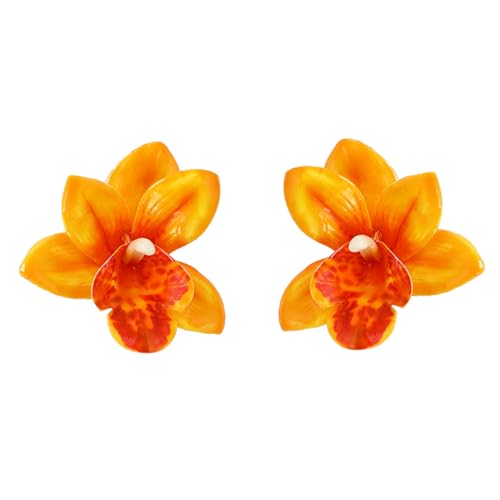 Urlaub Florale Tropfen Ohrringe Für Frauen Sensible Hautfreundliche Leichte Böhmische Styles Ohrstifte Schmuckgeschenke Leichte Bequeme Blumenohrohrschstene von Tmboryuu