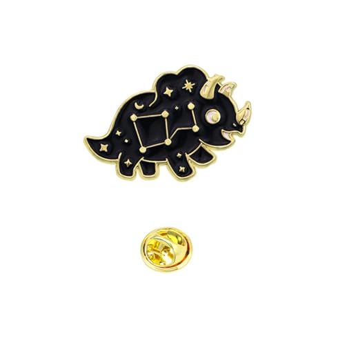 Zodiacs Dinosaurier Revers Pin Kreative Konstellationen Serie Tierabzeichen Kreative Brosche Mode Schmuck Zubehör Konstellationen Accessoire Accessoire von Tmboryuu
