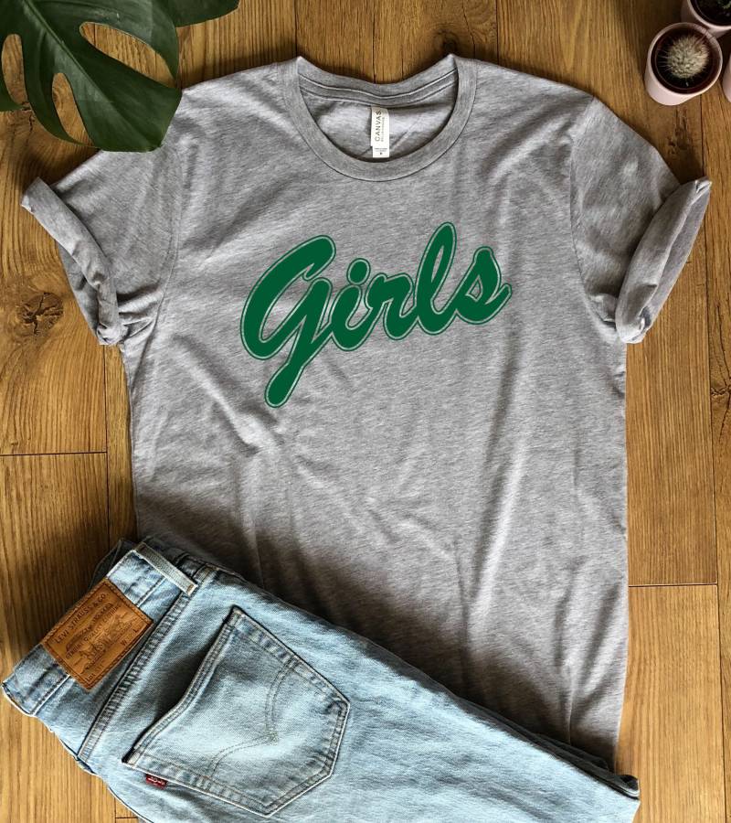 Girls Freunde T-Shirt Screen Printed Bella Canvas Unisex S-2xl Tv Sitcom Monica Geller Rachel Grün Weltweiten Versand von Tmeprinting