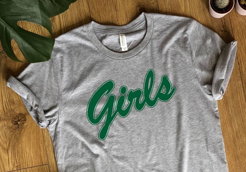 Girls Freunde T-Shirt Screen Printed Bella Canvas Unisex S-2xl Tv Sitcom Monica Geller Rachel Grün Weltweiten Versand von Tmeprinting