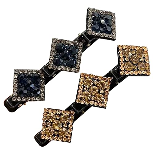 1/2/3 stücke Strass Haarnadeln Gebrochene Haarnadeln Fransen Clips Seitenclips Strass Haarnadeln Für Frauen Teufelshörner Haarspange XQQ2ERdinm79 (GY3, One Size) von Tmianya