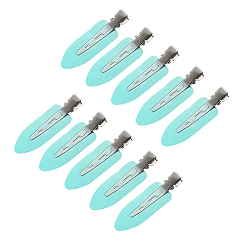 10PC Women Men Hair Leaves Clips Seamless Makeup Leaf Clips Styling Clips Haarpange Curl Pins No Crease Haar Pin Curl Clips Make Up Clips (BU) von Tmianya