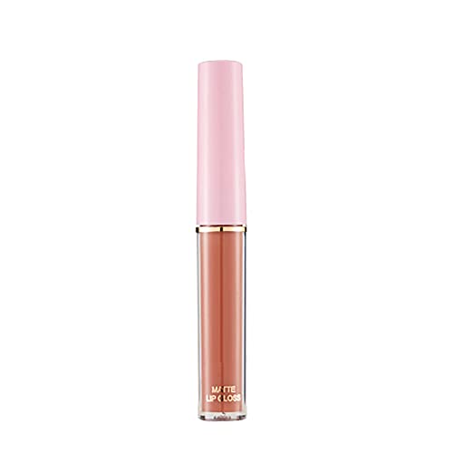 12-farbiger Lipgloss verblasst nicht leicht Hochpigmentierte Farbe und Glanz Non Stick Cup Lipgloss Mist Side Velvet Flüssiger Lippenstift Lipgloss Lip Glaze 2ml Lipgloss Transparent (J, A) von Tmianya