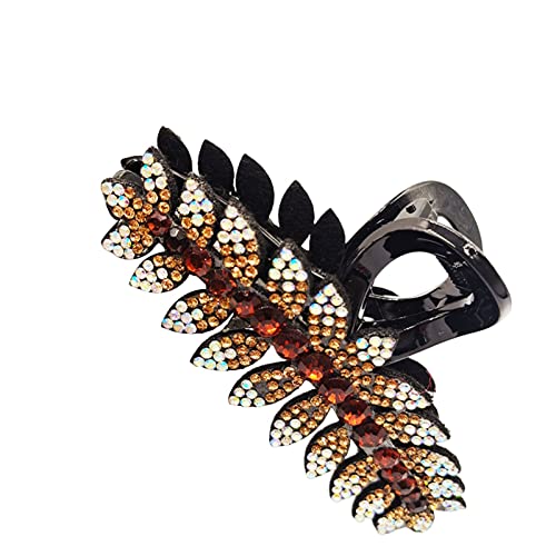 1PCS Haarnadel Damen Haarnadel Geeignet für dickes Haar Neutrale Farbe Quadratische Haarnadel Geeignetes Haarzubehör Clip Haarspange Volumen Multi Hinterkopf Glänzend Versteckte (F, One Size) von Tmianya