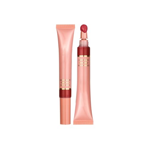 1pc Liquid Gloss Glanz Plüsch Pinsel Lip Gloss Lip Glasur Lippenstift Für Täglichen Make-Up 10ml Lippen Pumpen (E, A) von Tmianya