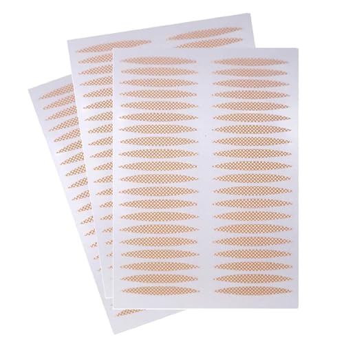 800 Stück Aufkleber, Augenlid Stripes Unsichtbare Doppelte Tape Tragbar, Spitzen-Stil, Einzelnes, Selbstklebende Doppeltes Augenlid-Klebeband Aufkleber Augenlifting (Khaki, One Size) von Tmianya