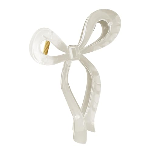 Bogen-Haarspange für Frauen, Haarspange Für Styling - Farbe, transparent, Bad-HaarnaSdel-Clip, Erwachsene Haarnadel, Haarnadel-Clip Barrette Satin Bowknot Haarspange (B, One Size) von Tmianya