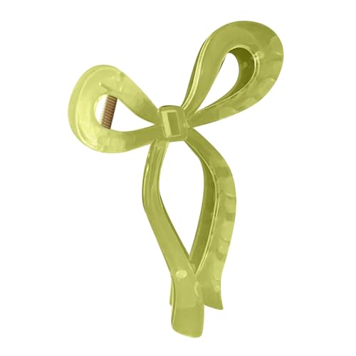 Bogen-Haarspange für Frauen, Haarspange Für Styling - Farbe, transparent, Bad-HaarnaSdel-Clip, Erwachsene Haarnadel, Haarnadel-Clip Barrette Satin Bowknot Haarspange (C, One Size) von Tmianya