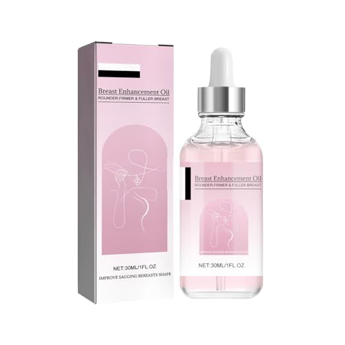 Brustvergrößerung Breast Essence Brustvergrößerungsöl Bust Up Essential Oil Brustöl Lifting Bust Serum Oil - von Frauen 30ML Brustvergrößerung Creme Essential Oil-ROSA von Tmianya