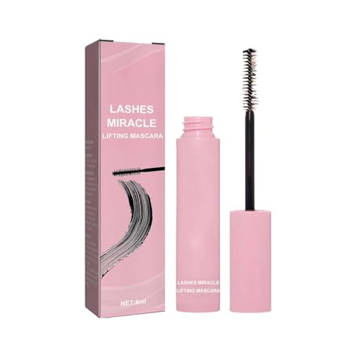 Curling Mascara Leichte, nicht verschmierende Wimperntusche zum Färben Stylen der Wimpern macht die Wimpern länger dicker Mascara Warmer (Pink, One Size) von Tmianya