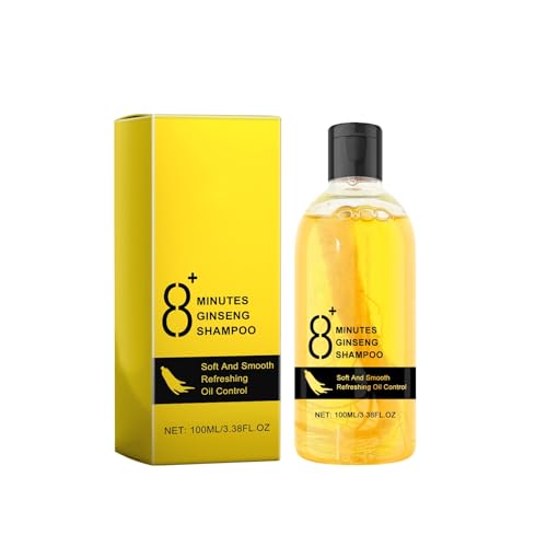 Ginseng Extrakt Wurzel Nährendes Shampoo Ginseng Shampoo Goldenes Ginseng Shampoo für Männer Frauen 100 ML Geschenke Für Freundin Ginseng Extrakt Wurzel Nährendes Shampoo Ginseng (Yellow, One Size) von Tmianya