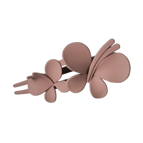 Haarspange Haarnadel, Dutt Artefakt-Rückkopf-Enten-Clip Premium-Schmetterlings-Haarspange für Frauen Für Haarspangen Frisuren Zubehör mit Duttkissen Donut Hair Bun Maker Set (Pink, One Size) von Tmianya