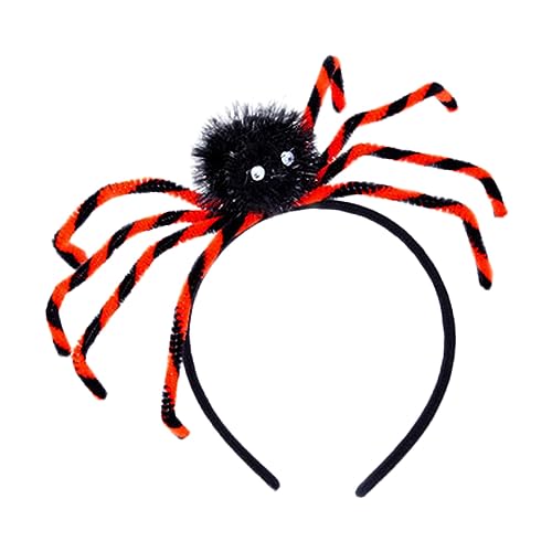 Halloween-Make-up und dekoratives Stirnband. Lustige Streichkostüme mit gruseligem Haarschmuck Hibiskusblüte Haarspange (Black, One Size) von Tmianya