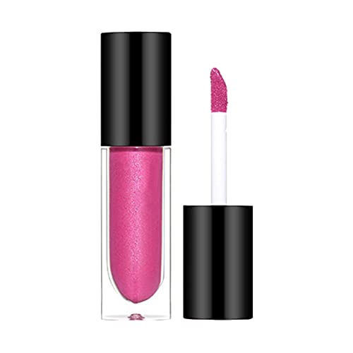 Ipstick Starry Girl Lip Glaze Non Stick Cup Lip Glaze Lip Glaze Perlglanz-glänzender Lipgloss-Lippenstift Lipgloss (H, One Size) von Tmianya