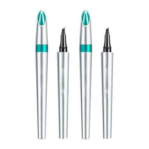 Japanischer vierköpfiger Augenbrauenstift, Imitation wilder Augenbrauen, nicht vierzackiger, gegabelter, flüssiger Augenbrauenstift, 2 ml Top Mascara (B, One Size) von Tmianya