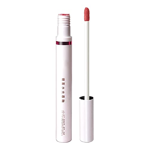 Lip Glaze Klarer Lippenstift Natural Girl Lip Anhaltender Wasserglanz Glass Lip Du Du Lipgloss ist voll 2ml Gratis Proben XQQ2ERdinm76 (A, One Size) von Tmianya