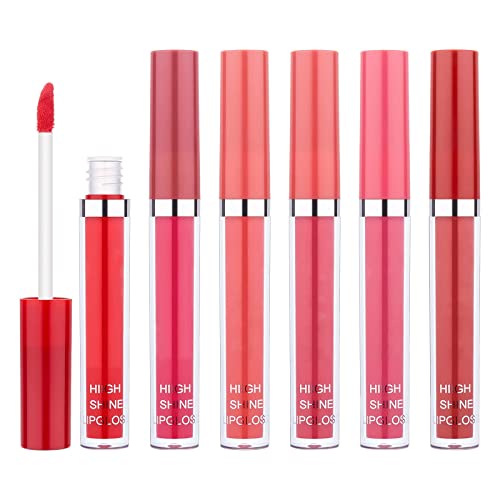 Lipgloss Damen 15ML Schminke Teenager Lipgloss Samt Flüssiger Lippenstift Kosmetik Klassisch Wasserdicht Langlebig Glatt Weich Ankunft Farbe Voller (Hot Pink, One Size) von Tmianya