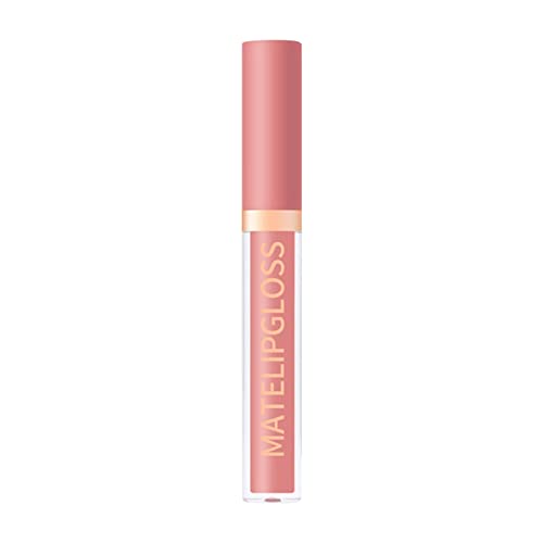 Mattes Liquid Lipstick Lip Plumper Makeup Pigmentierter langanhaltender Lipgloss Velvet Waterproofs Lip Makeup Geschenk für Mädchen und Frauen Kosmetikprobenset (C, A) von Tmianya