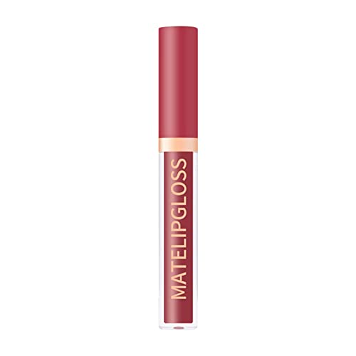 Mattes Liquid Lipstick Lip Plumper Makeup Pigmentierter langanhaltender Lipgloss Velvet Waterproofs Lip Makeup Geschenk für Mädchen und Frauen Kosmetikprobenset (L, A) von Tmianya