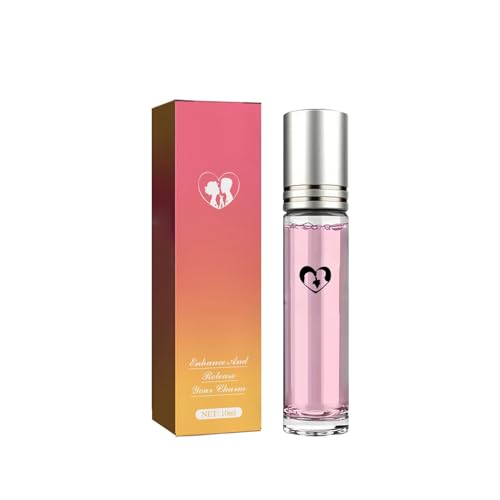 Roll-On-Parfüm, natürlicher langlebiger, frischer Duft für Damen beim Dating, Roll-On-Parfüm, 10 ml Duftbaum (Pink, One Size) von Tmianya