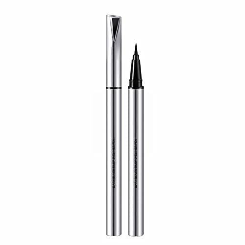 Schwarzer -Stift, nicht verfärbender, langlebiger, seidiger glatter -Flüssigkeitsstift, wasserdichter Anfänger-Stift mit dünnem, 2 ml Pinsel XQQ2ERdinm190 (Silver, One Size) von Tmianya