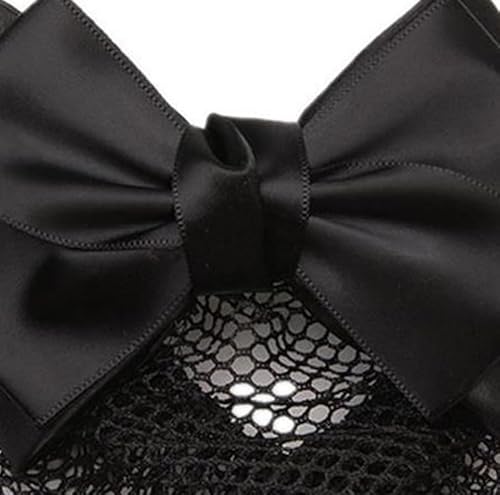 Bowknot Hair Snood, Haarnetz mit Dutt-Abdeckung, Klemme/Halternetz für Frauen, Premium-Material, vielseitiger Stil, starker Halt, einfach, aber stilvoll, professionelle Verwendung, leicht und Bowknot Hair Snood, Haarnetz mit Dutt-Abdeckung, Klemme/Halternetz für Frauen, Premium-Material, vielseitiger Stil, starker Halt, einfach, aber stilvoll, professionelle Verwendung, leicht und von Tnfeeon