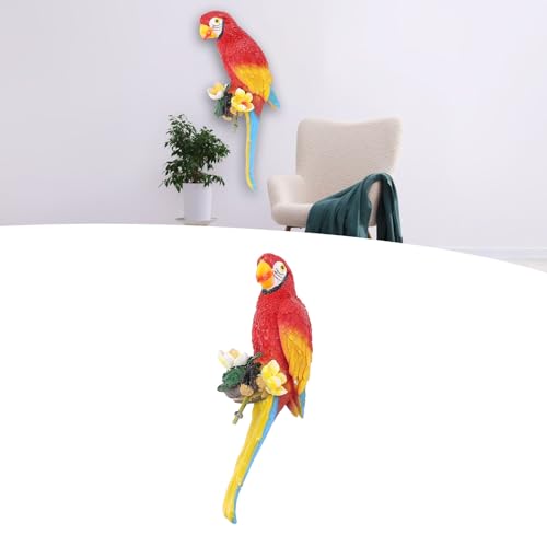 Künstliche Vogelharz Papagei Statue Weihnachtsbaum -Ornamente Leben Leben Tropical Birds für Palmenbaum Gefälschte Papageiendekorationen für Kränze DIY Crafts Tree Gesichter Tier Künstliche Vogelharz Papagei Statue Weihnachtsbaum -Ornamente Leben Leben Tropical Birds für Palmenbaum Gefälschte Papageiendekorationen für Kränze DIY Crafts Tree Gesichter Tier von Tnfeeon
