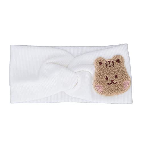 Tnfeeon Babyband -Baumwoll -Baumwollmodell Super Stretch, Kopfbedeckung für Säuglinge und Kleinkinder, die an von 0 Bis 8 Jahren Angepasst Wurden (WHITE) von Tnfeeon