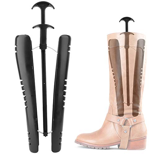 Tnfeeon Schuhstrecker Frauen Männer Schwarzer Plastik mit Dickem Griff für Schuhe Unterstützung Shaper Hangable Design Anti Metall Reed Horn Höhe 12,6 Zoll 1 Paar von Tnfeeon