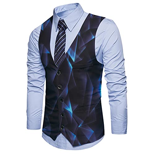 TnmZi Anzug Weste Herren Persönlichkeit Druck Gentleman Blazer Weste Herren Urban Modern Bankett Mode Weste Herren V-Ausschnitt Einreihig Business Weste Herren MJL-3 XXL TnmZi Anzug Weste Herren Persönlichkeit Druck Gentleman Blazer Weste Herren Urban Modern Bankett Mode Weste Herren V-Ausschnitt Einreihig Business Weste Herren MJL-3 XXL von TnmZi