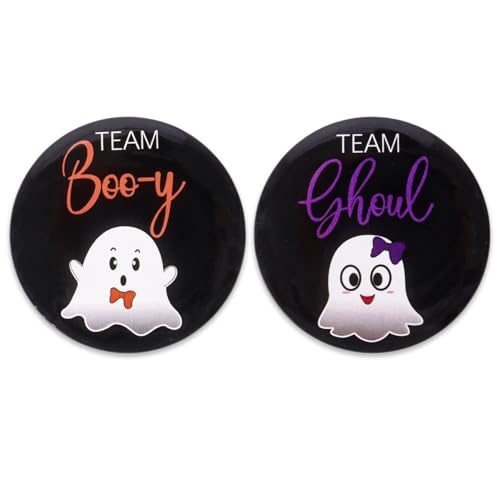 40 Stück Halloween Geschlecht Offenbarung Pins Team Boo-y Team Ghoul Ghost Buttons Pins für Halloween Geschlecht Enthüllung Dekorationen Babyparty Party Supplies 40 Stück Halloween Geschlecht Offenbarung Pins Team Boo-y Team Ghoul Ghost Buttons Pins für Halloween Geschlecht Enthüllung Dekorationen Babyparty Party Supplies von Tnoeuz