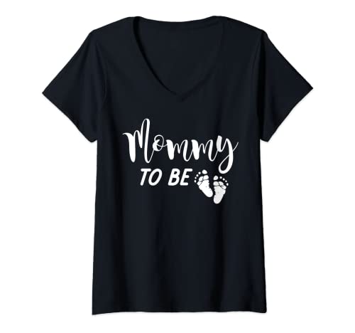 Damen Mommy Umstandsshirt – Mommy To Be T-Shirt mit V-Ausschnitt Damen Mommy Umstandsshirt – Mommy To Be T-Shirt mit V-Ausschnitt von To Be Pregnancy Tees