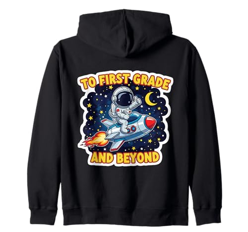 In die erste Klasse und darüber hinaus: Space Lover Astronaut School für Jungen Kapuzenjacke von To First Grade And Beyond Boys Products