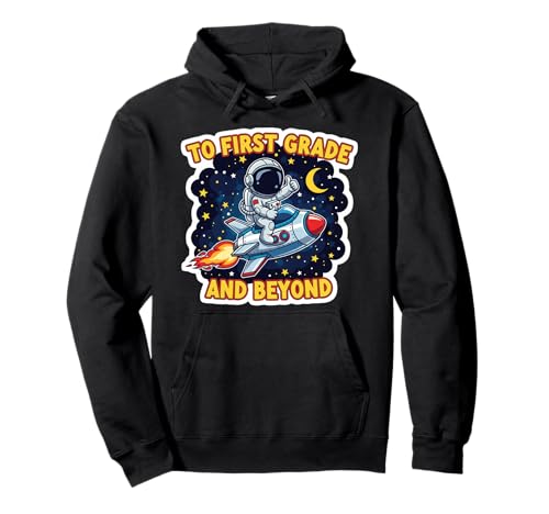 In die erste Klasse und darüber hinaus: Space Lover Astronaut School für Jungen Pullover Hoodie von To First Grade And Beyond Boys Products