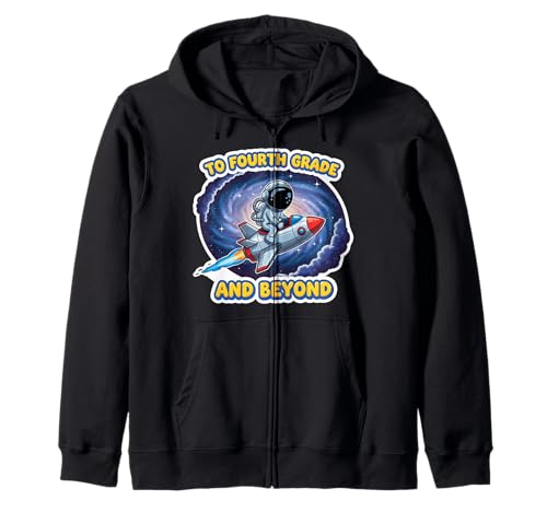 Bis zur vierten Klasse und darüber hinaus: Space Lover Astronaut School für Jungen Kapuzenjacke von To Fourth Grade And Beyond Boys Products