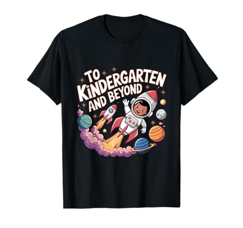 Jungen und Mädchen Kindergarten Astronaut Weltraum Design T-Shirt Jungen und Mädchen Kindergarten Astronaut Weltraum Design T-Shirt von To Kindergarten and Beyond Back to School Design