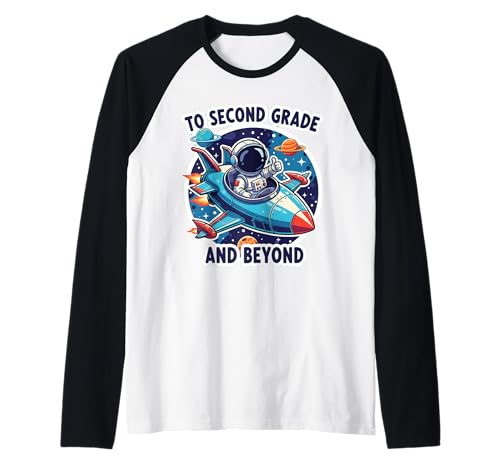 An die zweite Klasse und darüber hinaus, für Jungen, 2. Astronaut, Weltraumliebhaber Raglan von To Second Grade And Beyond Boys Products