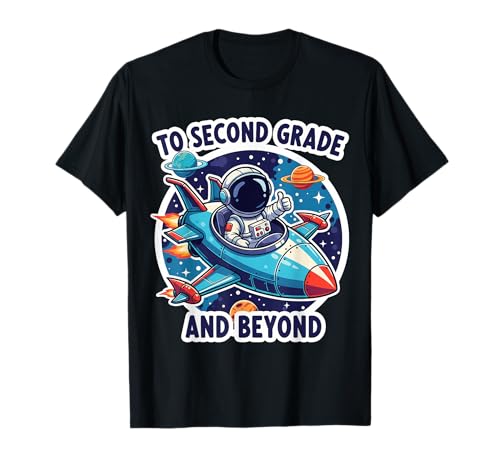 An die zweite Klasse und darüber hinaus, für Jungen, 2. Astronaut, Weltraumliebhaber T-Shirt von To Second Grade And Beyond Boys Products