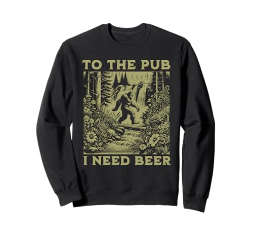 to The Pub Lustiges Sasquatch Bier trinkt Herren Damen Sweatshirt to The Pub Lustiges Sasquatch Bier trinkt Herren Damen Sweatshirt von To The Pub Yeti Apparel