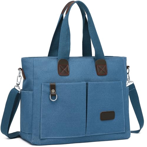 ToLFE Damen-Handtasche mit Tragegriff oben, A Upgrade Blue, A Upgrade Large: (L)14.57"x(W)5.91"x(H)11.42" von ToLFE