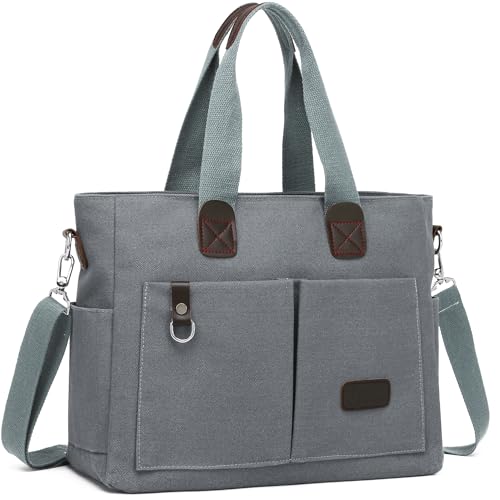 ToLFE Damen-Handtasche mit Tragegriff oben, A Upgrade Grey, A Upgrade Large: (L)14.57"x(W)5.91"x(H)11.42" von ToLFE