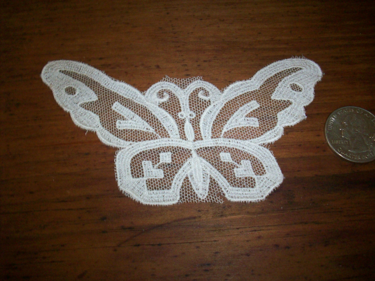 1920Er Jahre Antike Spitze Schmetterling Applikation von ToLacewithLove