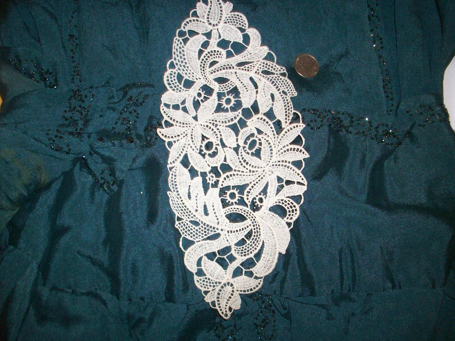 Vintage 1920Er Baumwoll Spitzen Applikation von ToLacewithLove