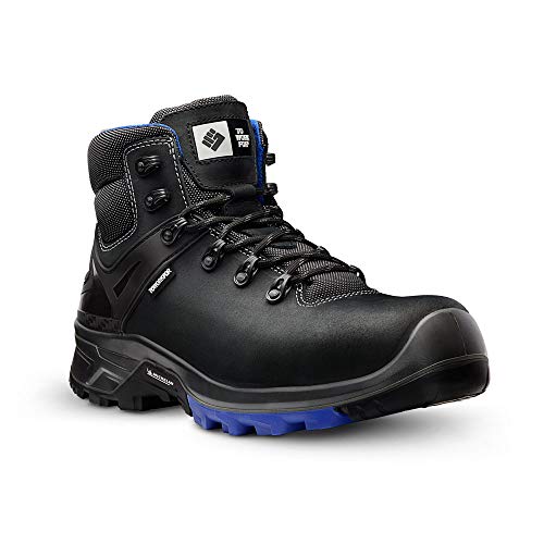 2work4 WHEELS Full Grip Michelin Sohle - S3 SRC HRO Sicherheitshalbstiefel 45 Schwarz von ToWorkFor