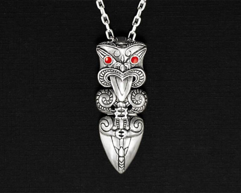 Maori Halskette Knochen Schnitzerei | Handgeschnitzter Manaia Anhänger Aus Neuseeland Stammes - Schmuck Hawaii Maori Halskette Knochen Schnitzerei | Handgeschnitzter Manaia Anhänger Aus Neuseeland Stammes - Schmuck Hawaii von ToaBone