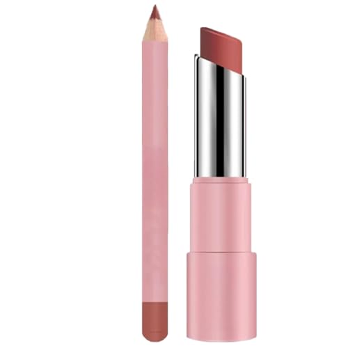 Hyaluronic Acid Lip Lifter Balm, Lip Glaze Gloss Stain, Genli Lifter Hydrating Glaze Oil Lips Balm Pinkdrip, Long-Lasting Waterproof Matte Lipstick Set, 24-Hour Smooth Moisturizing (#06) von ToatlHeal