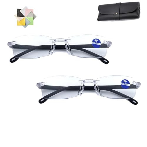 Opticx Self Adjusting Glasses for Women Men, Auto Focus Intelligent Zoom Anti-Blue Light Presbyopia Reading Eye Glasses (2pc) von ToatlHeal