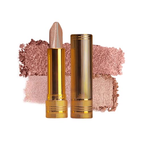 Relaxrich Gradient Three-Color Eyeshadow Stick, Waterproof Eyeshadow Trio, For Glitter Makeup One Step Easy To Use Smooth Blendable (04#) von ToatlHeal