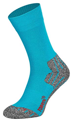 Tobeni 2 Paar Herren Trekkingsocken Wandersocken Outdoor-Funktionssocken Atmungsaktiv Farbe Pazifik-Blau Grösse 47-50 von Tobeni